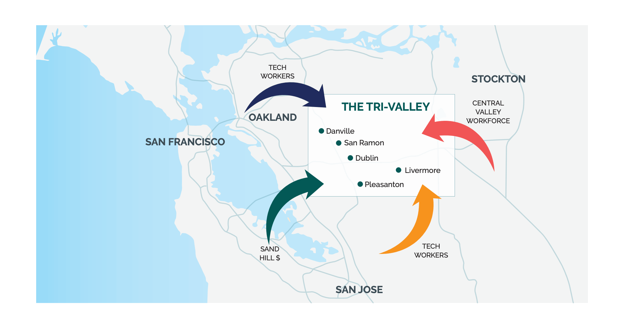 Tri-Valley Map
