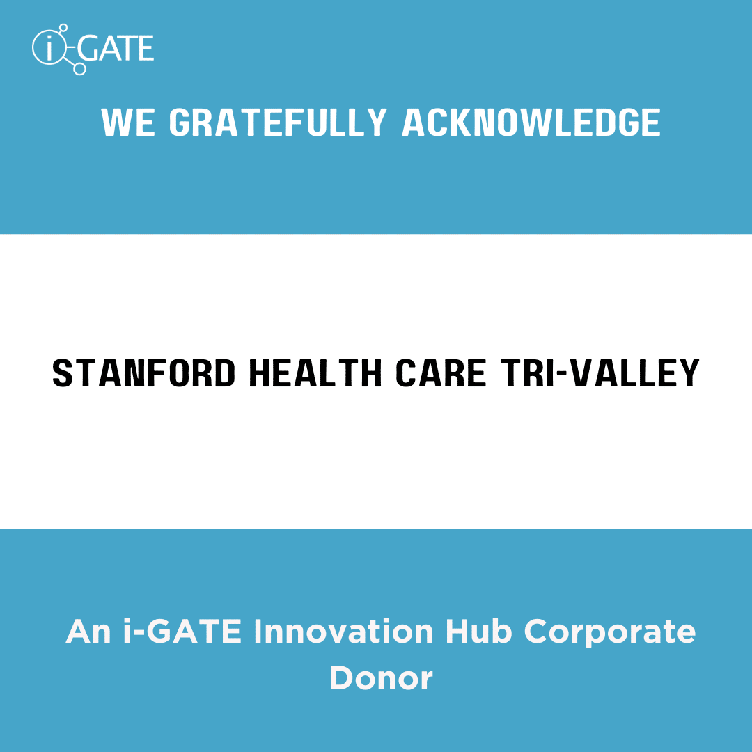 Stanford Health Care Tri-Valley Boosts Tri-Valley’s Startup Economy with i-GATE Donation